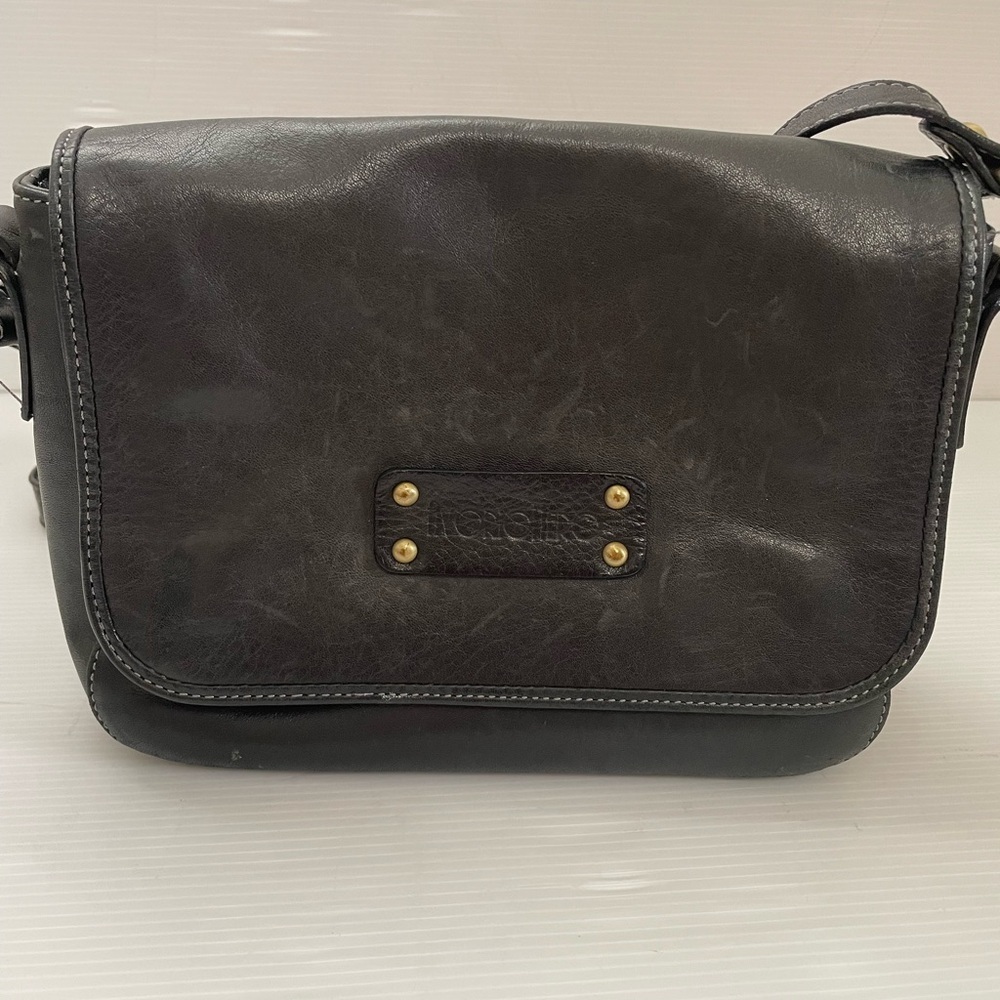 Avorio Nero Black Leather Shoulder bag Made in Italy Red Lining